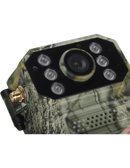Telecamera da Caccia 4K con 4G LTE, Angolo Ampio 20°, Visione Notturna, Rilevamento Movimento 4MP ,IP66