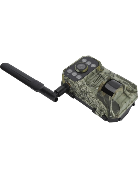Telecamera da Caccia 4K con 4G LTE, Angolo Ampio 20°, Visione Notturna, Rilevamento Movimento 4MP ,IP66