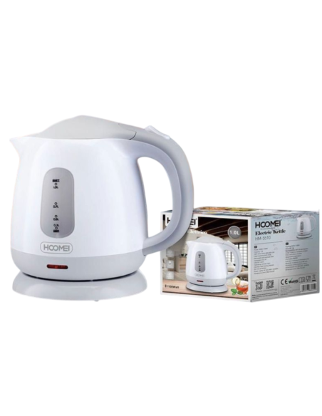 Bollitore Elettrico 1100 Watt 1 Litro Con Base Girevole Di 360° Hoomei Hm-5510