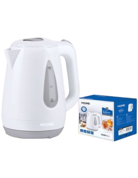Bollitore Elettrico 2200 Watt 1.7 Litri Con Base Girevole 360° Hoomei HM-5517