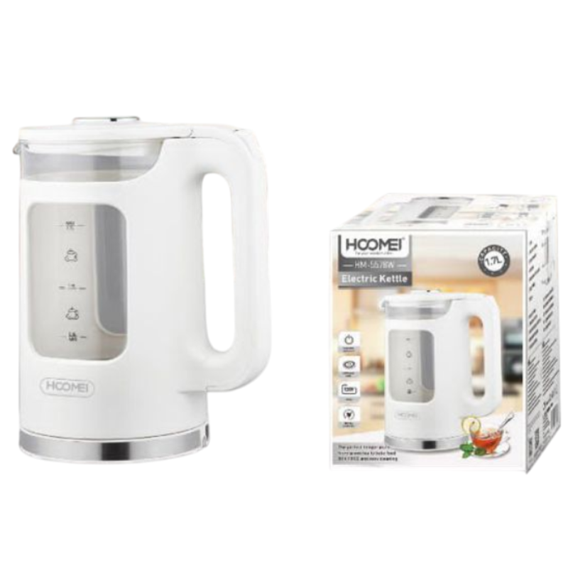 HOOMEI Bollitore Elettrico Vetro HM-5578W 1.7L...