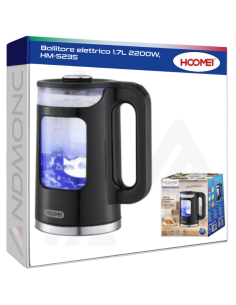 Bollitore elettrico 1.7L 2200W, HM-5235