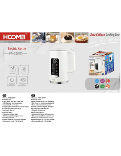 HOOMEI Bollitore Elettrico Digitale HM-5288D 1.7L... 2