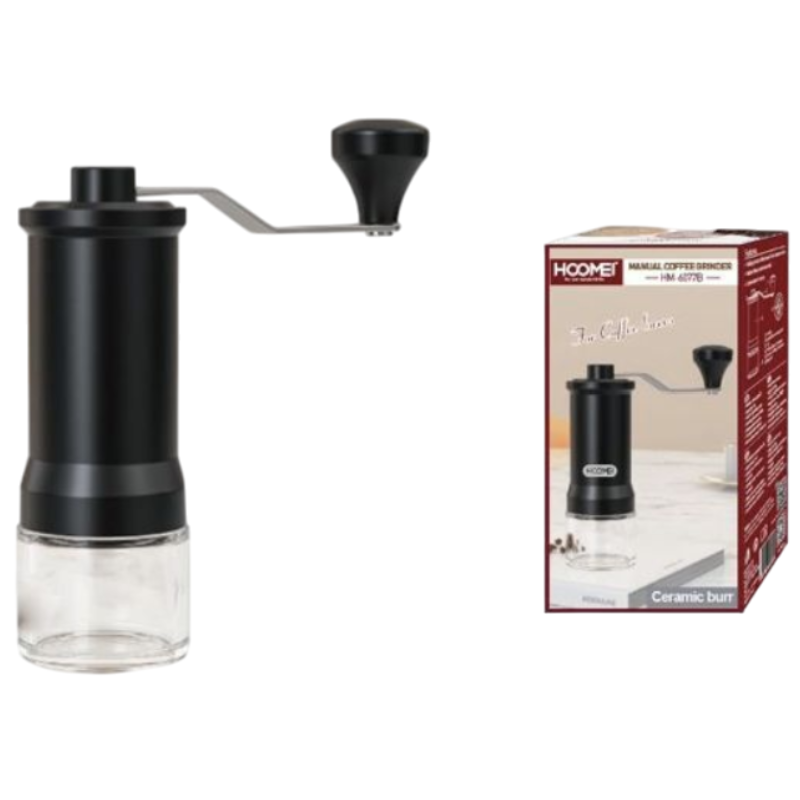 Macina caffè Manuale 30G, nero HM-6077B