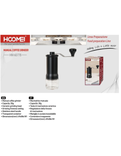 Macina caffè Manuale 30G, nero HM-6077B 2