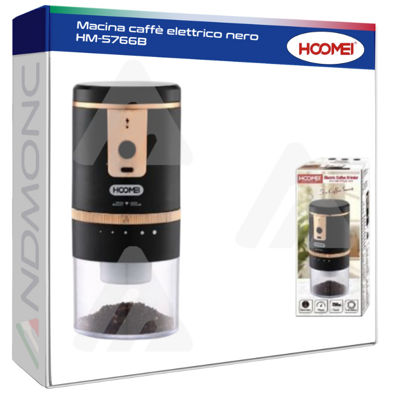 Macina caffè elettrico nero HM-5766B