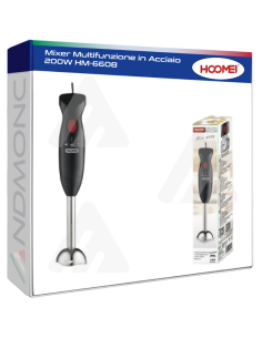 Mixer Multifunzione in Acciaio 200W HM-6608