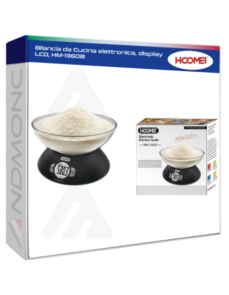 Bilancia da Cucina elettronica, display LCD, HM-1360B