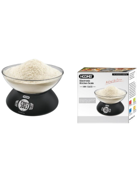 Bilancia da Cucina elettronica, display LCD, HM-1360B