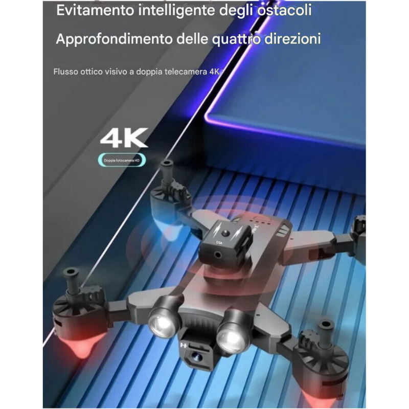 Drone con Fotocamera 4K HD 360° – Modello F80...