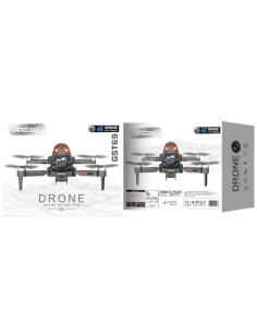 Andowl GST69 Drone con Fotocamera 4K, Telecomando, 360°,... 2