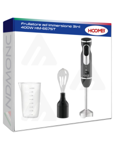 Frullatore ad Immersione 3in1 400W HM-6675T