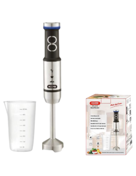 Frullatore ad immersione in Acciaio 1000W, HM-6682S