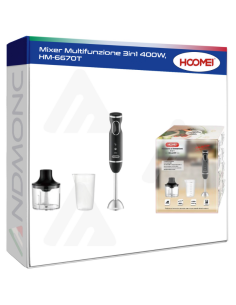 Mixer Multifunzione 3in1 400W, HM-6670T