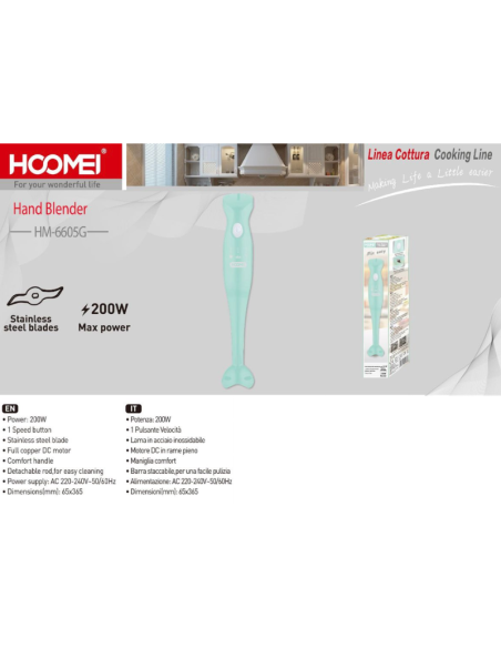 Mixer Multifunzione 200W HM-6605G