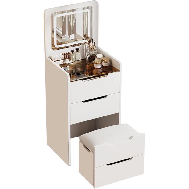 Toeletta multifunzione con specchio LED,...