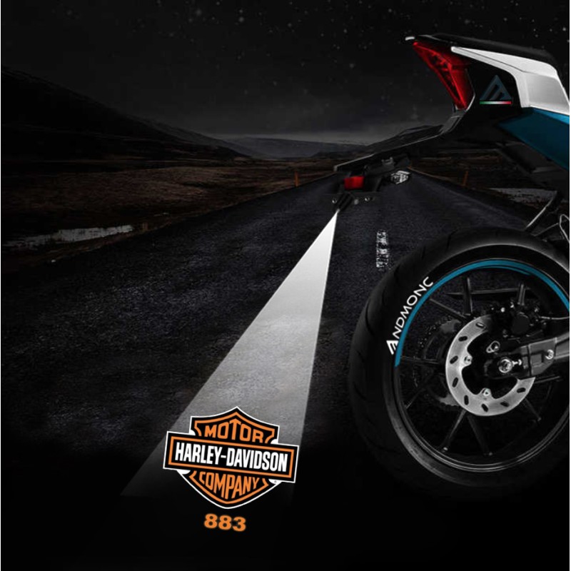 1x Proiettore moto Harley Davidson 883