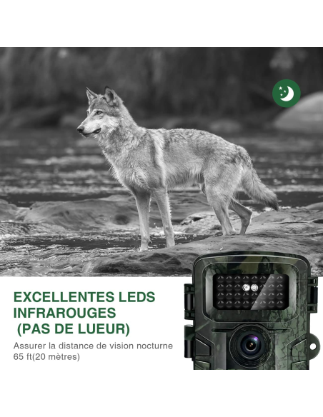 Fotocamera Caccia 36MP 1080P HD LCD 2.0" Impermeabile fototrappola Infrarossi