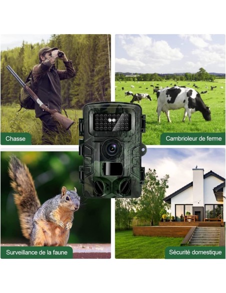 Fotocamera Caccia 36MP 1080P HD LCD 2.0" Impermeabile fototrappola Infrarossi