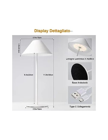 Lampada da Tavolo LED Dimmerabile