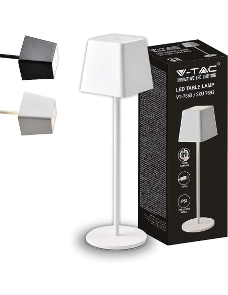 Lampada da tavolo LED ricariabile touch wireless