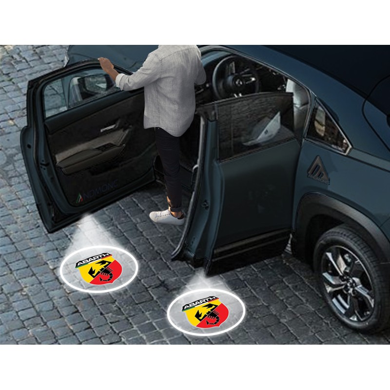 Luci sottoporta Abarth kit Carbonio