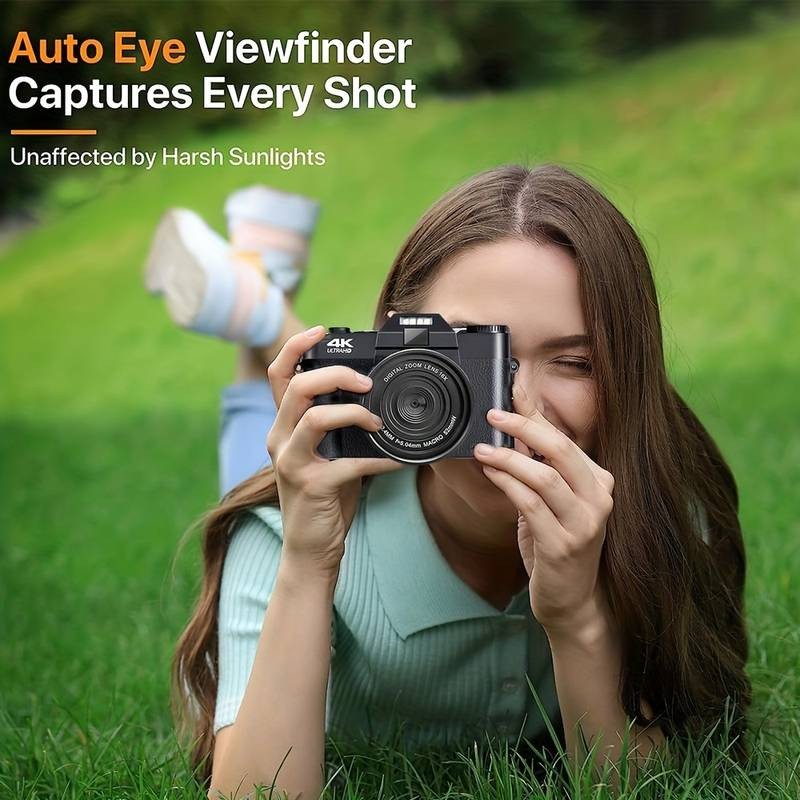 Fotocamera digitale 4k 16x camera e videocamera