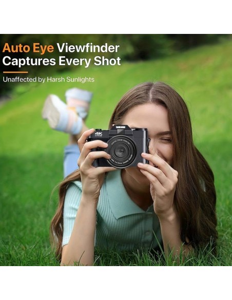 Fotocamera digitale 4k 16x camera e videocamera