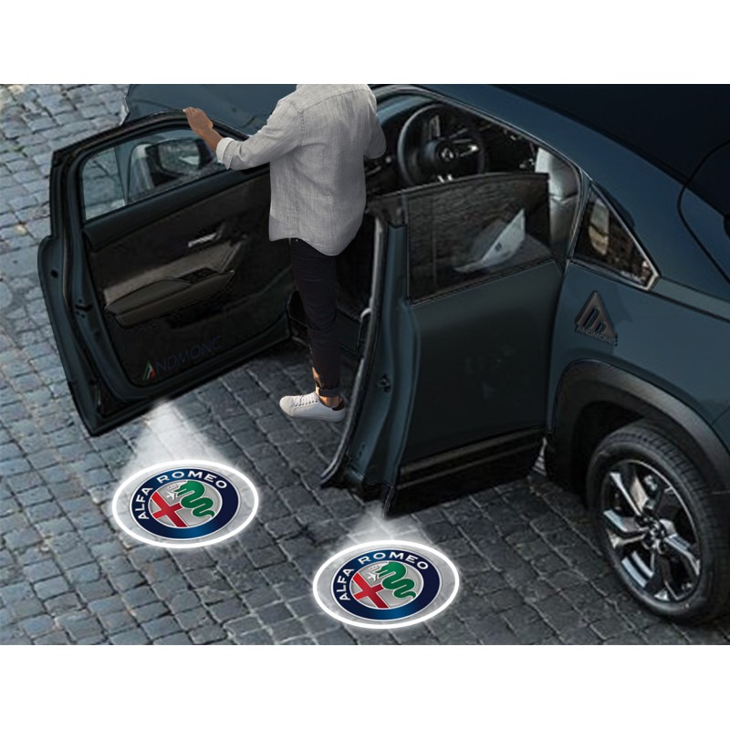 Luci sottoporta Alfa Romeo logo Nuovo