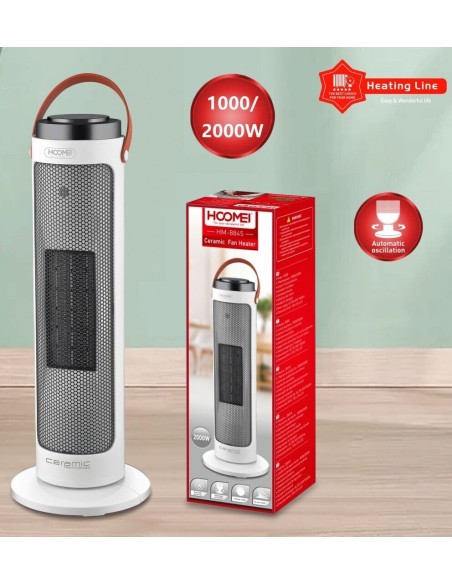 Termoventilatore oscillante stufa in ceramica 2000W