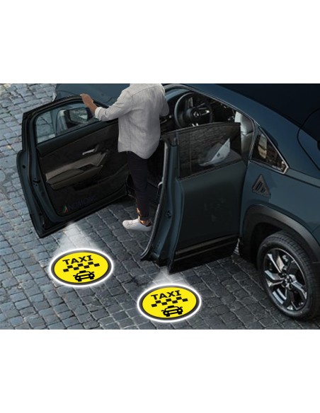 Luci sottoporta Taxi kit Carbonio