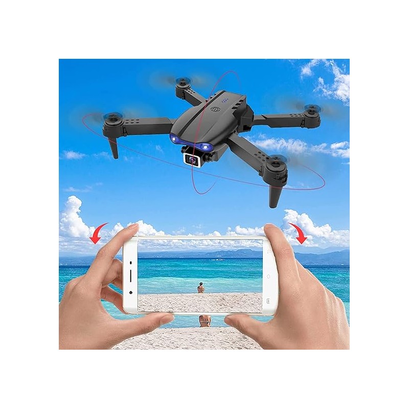 Drone portatile 4k doppia fotocamera
