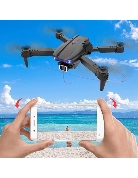 Drone portatile 4k doppia fotocamera