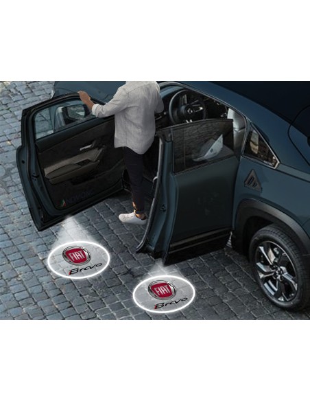 Luci sottoporta Fiat Bravo kit Carbonio