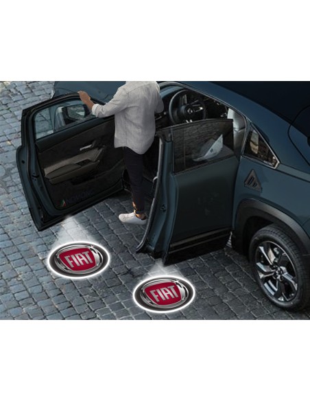 Luci sottoporta Fiat kit Carbonio