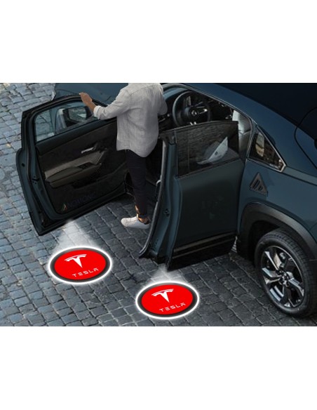 Luci sottoporta Tesla kit Carbonio