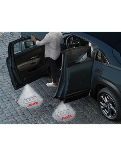 Luci sottoporta Audi simbolo e scritta 2