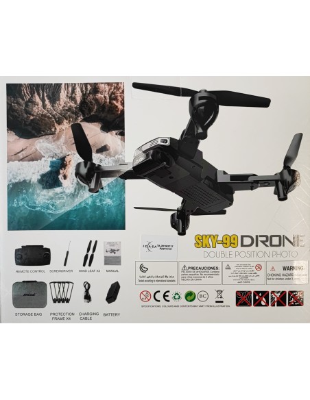 Drone pieghevole con fotocamera HD