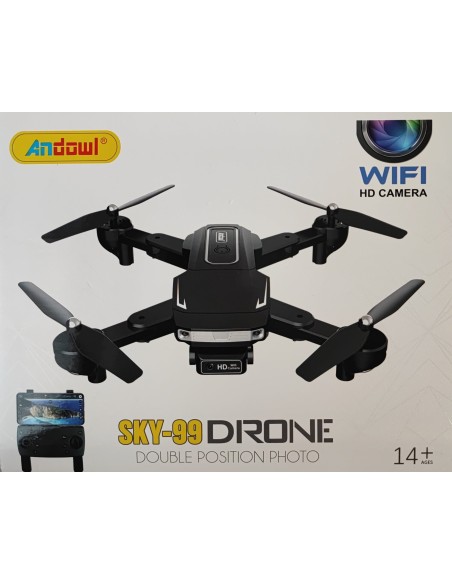 Drone pieghevole con fotocamera HD