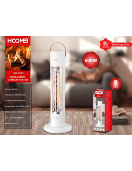 Stufa al carbonio 600W hoomei
