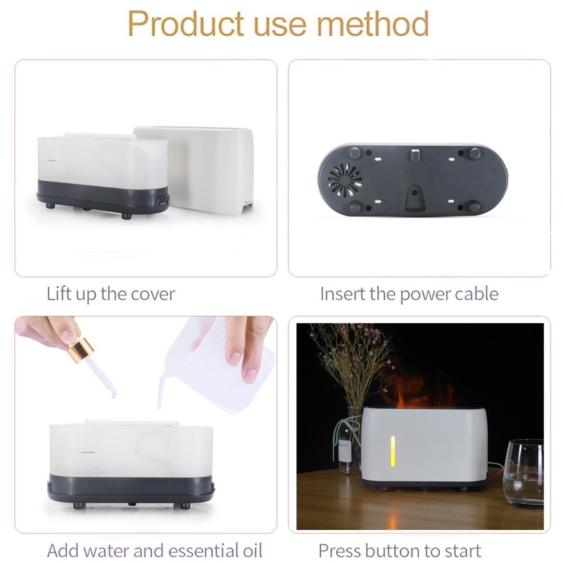 Diffusore di Aromi LED effetto fiamma