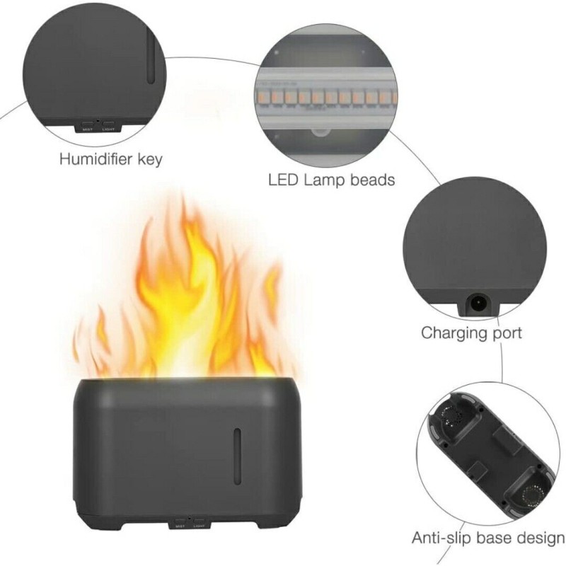 Diffusore di Aromi LED effetto fiamma