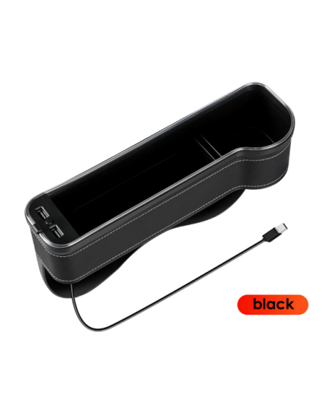 Scatola Portaoggetti sedile Auto rgb, doppio USB