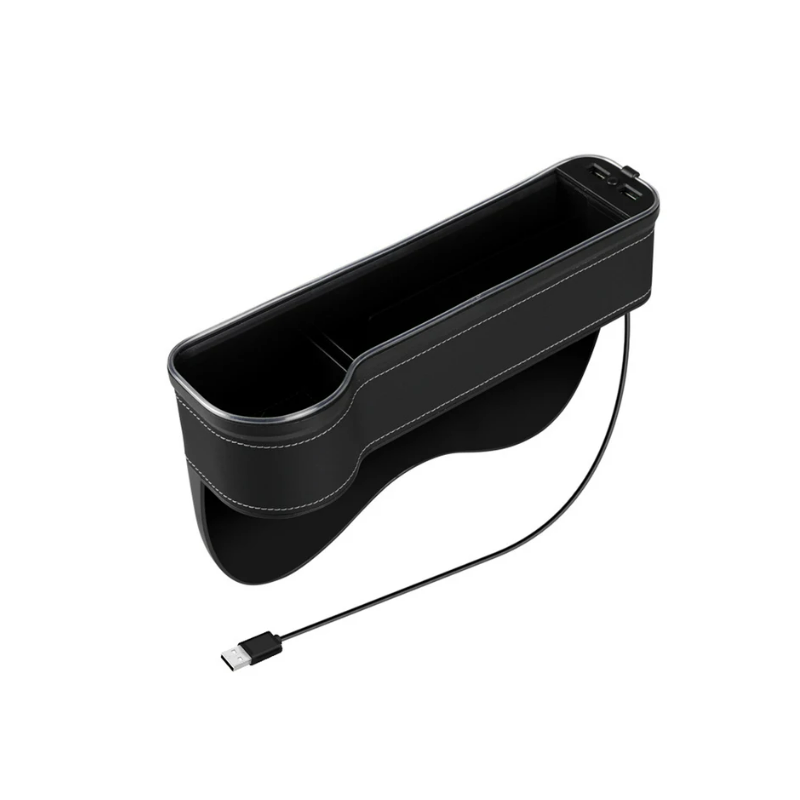 Scatola Portaoggetti sedile Auto rgb, doppio USB