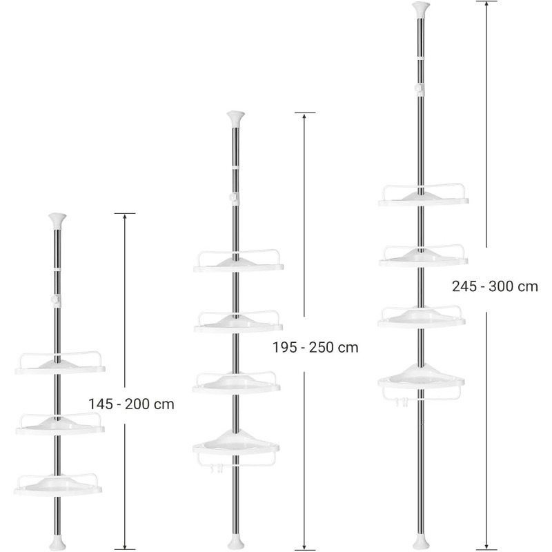 Mensola Angolare da Bagno, doccia