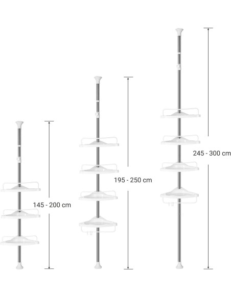 Mensola Angolare da Bagno, doccia