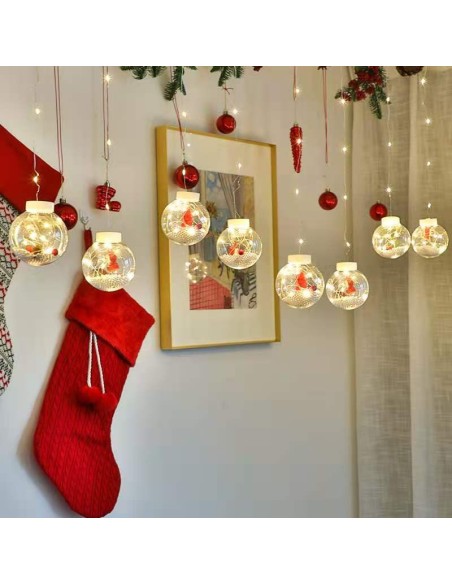 Luci Natalizie A LED Per Tende 3M