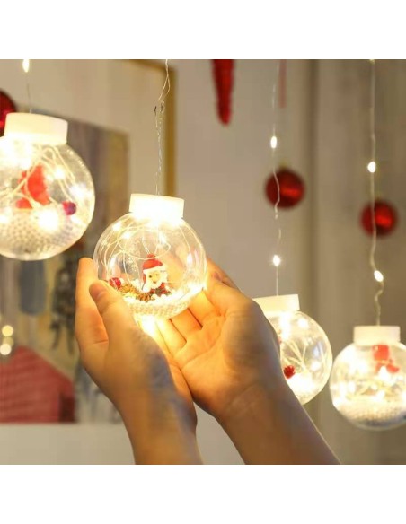 Luci Natalizie A LED Per Tende 3M