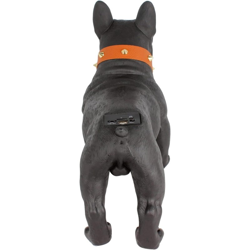 Cassa bluetooth cane wireless bianco nero