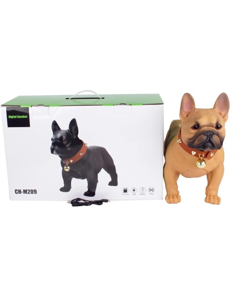 Cassa bluetooth cane wireless bianco nero